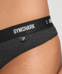 DAMES Gymshark Ondergoed|Dames Ondergoed*Rib High Rise Thong