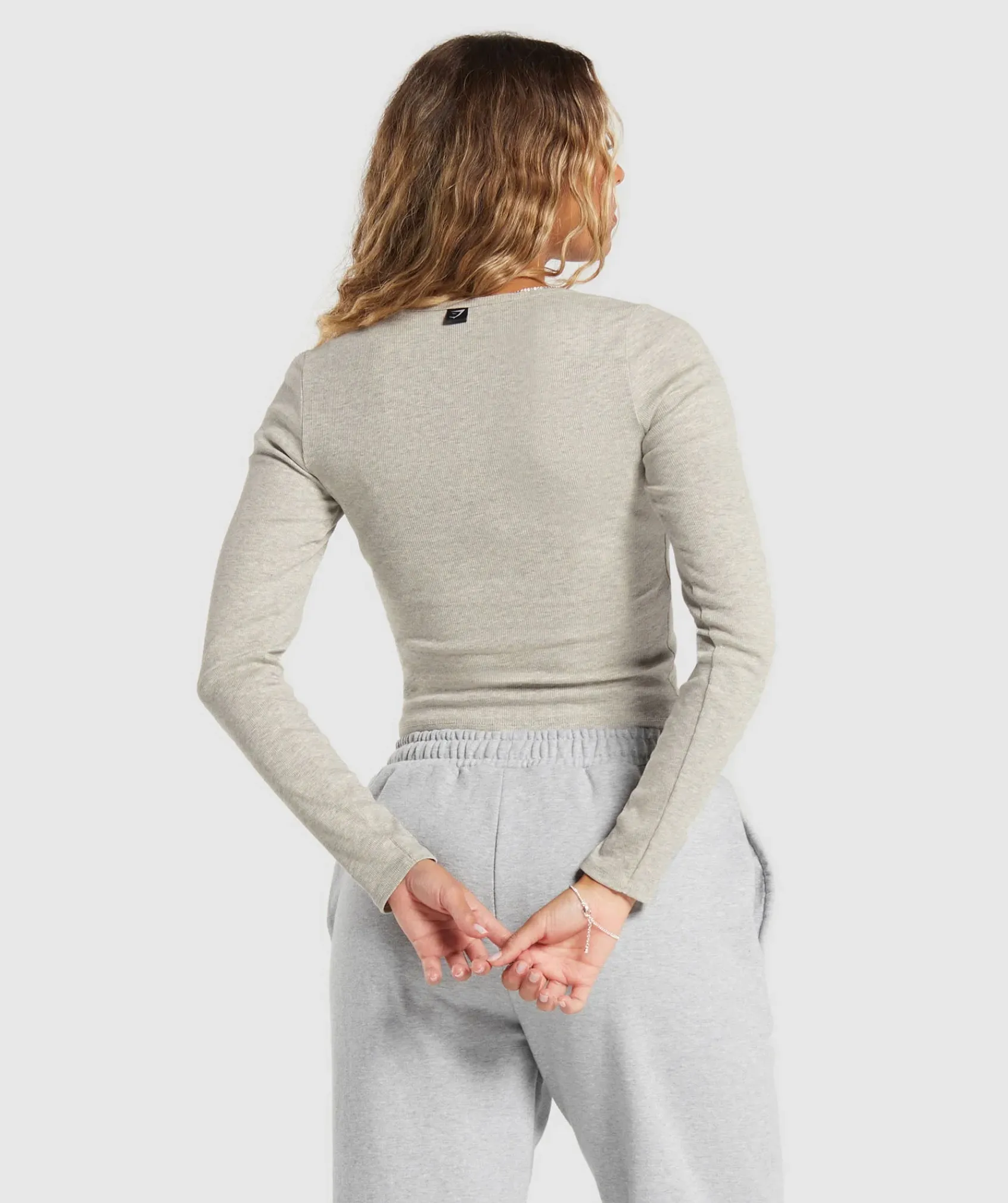 DAMES Gymshark Ondergoed|Dames Ondergoed*Rib Long Sleeve Top