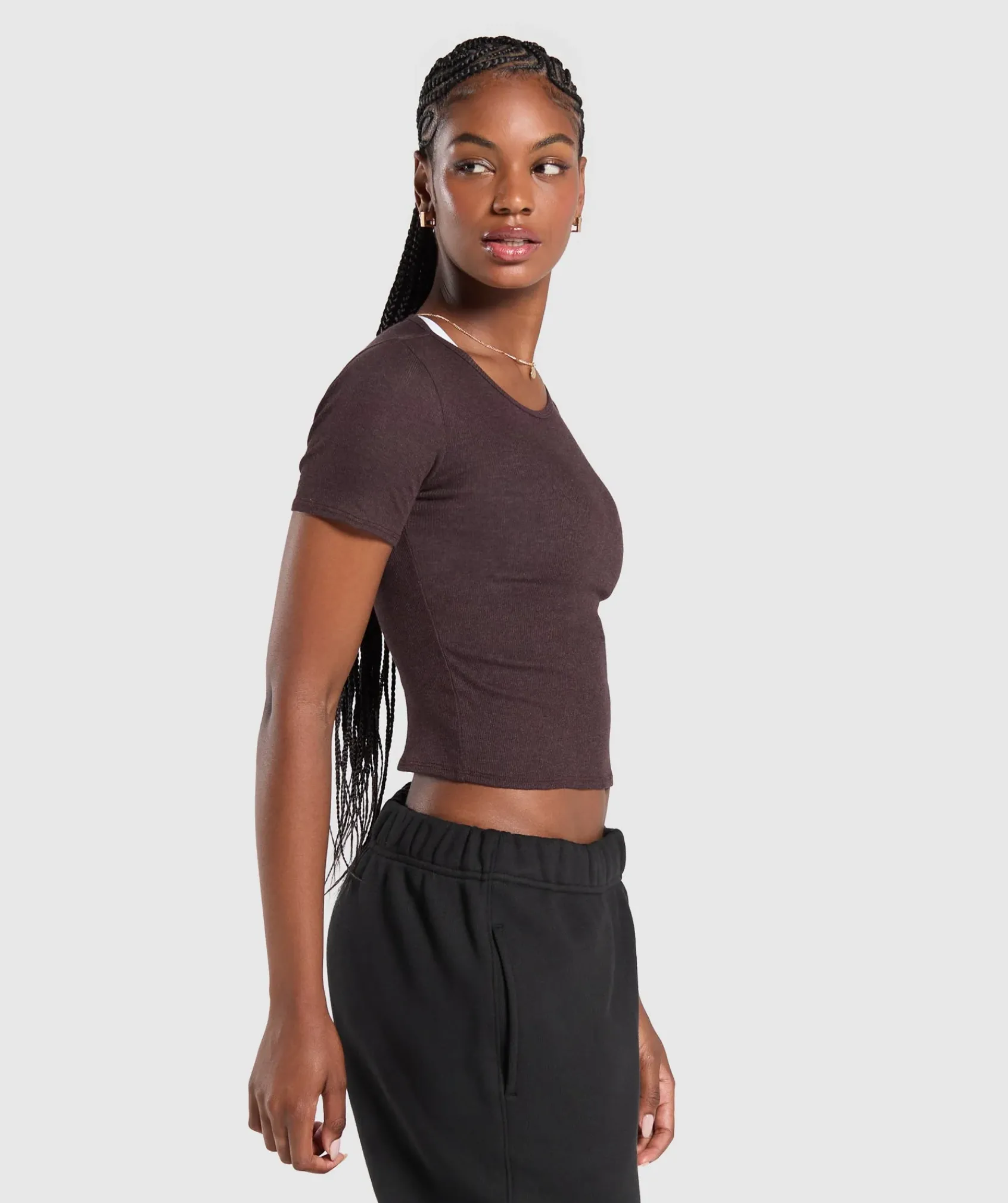 DAMES Gymshark T-shirts*Rib T-Shirt