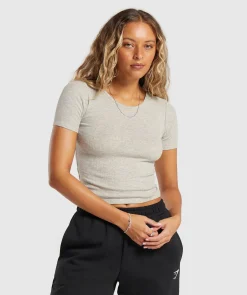 DAMES Gymshark Ondergoed|Dames Ondergoed*Rib T-Shirt