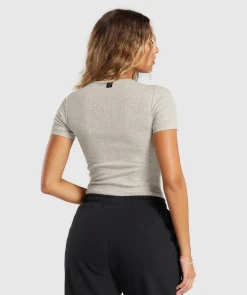 DAMES Gymshark Ondergoed|Dames Ondergoed*Rib T-Shirt