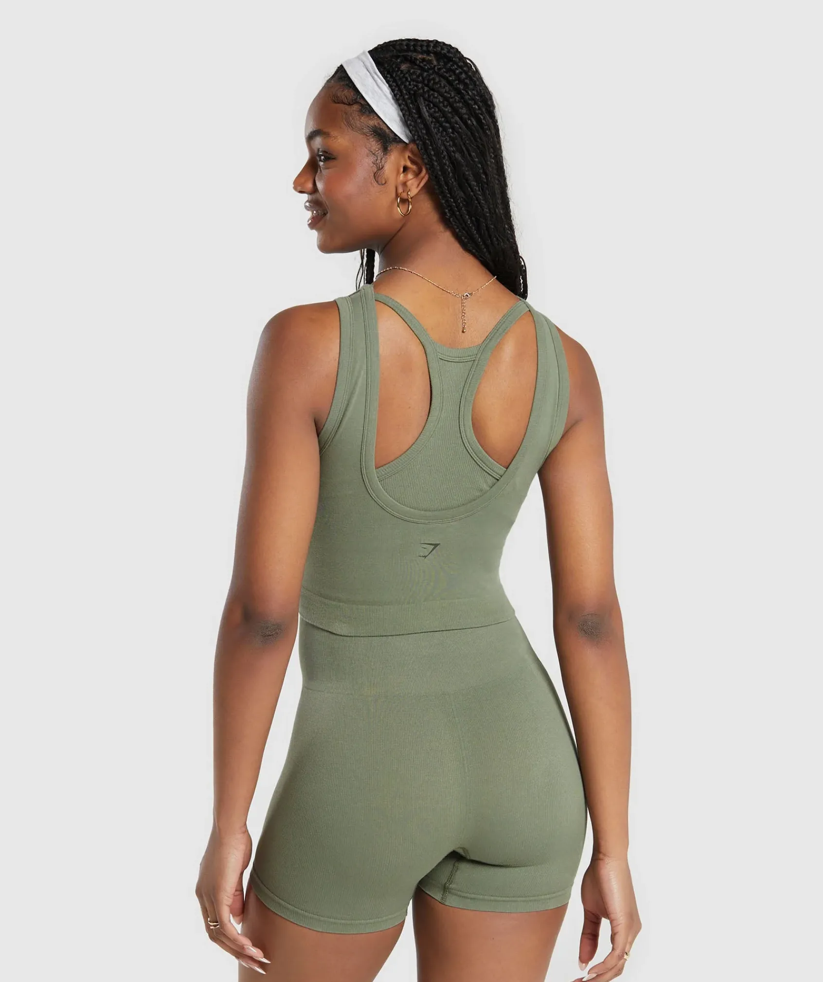 DAMES Gymshark Croptops|T-shirts*Ribbed Cotton Seamless Body Fit Tank