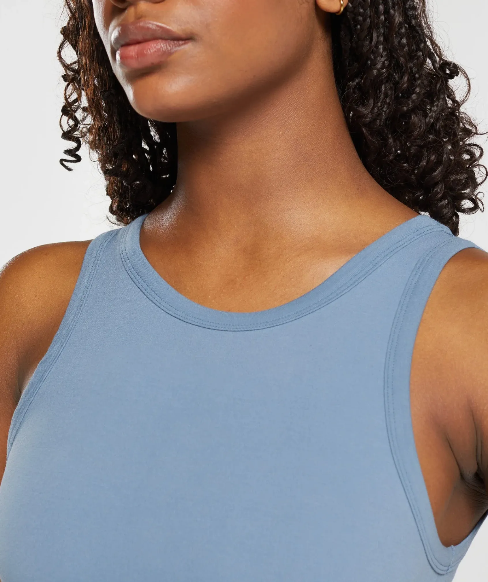 DAMES Gymshark Croptops|T-shirts*Ribbed Cotton Seamless Body Fit Tank