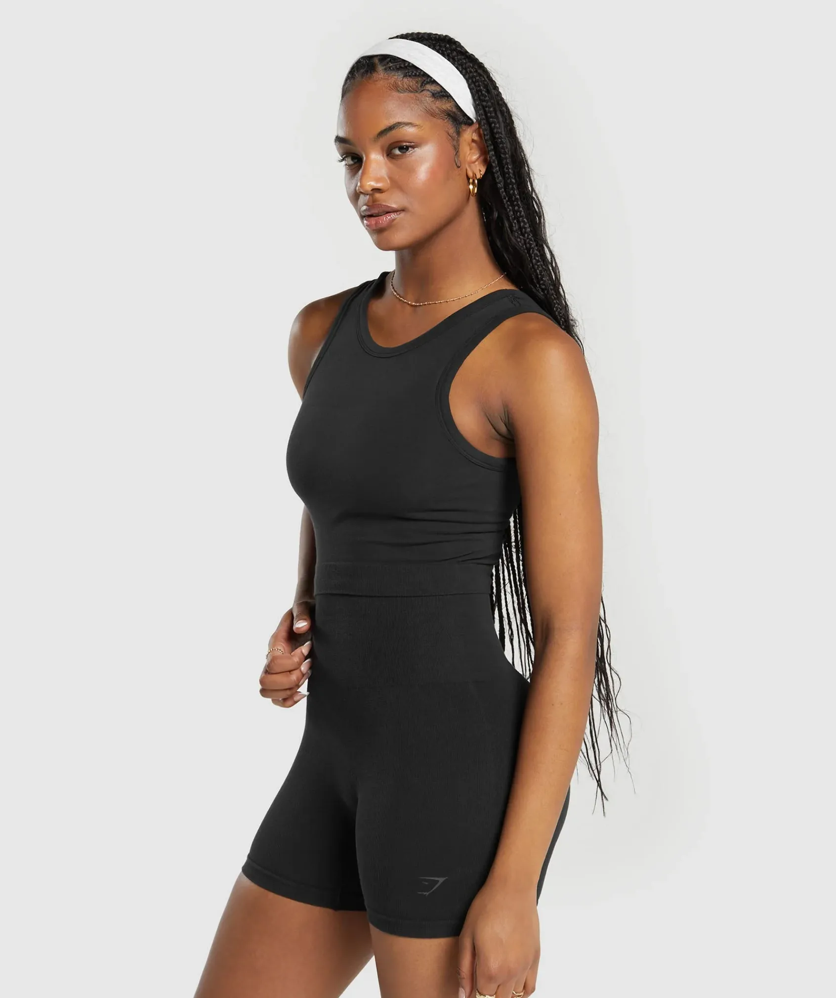 DAMES Gymshark Croptops|T-shirts*Ribbed Cotton Seamless Body Fit Tank