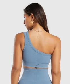DAMES Gymshark Sport-bh's*Ribbed Cotton Seamless One Shoulder  Bra