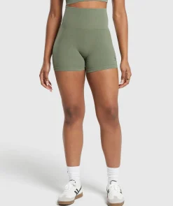 DAMES Gymshark Shorts*Ribbed Cotton Seamless Shorts