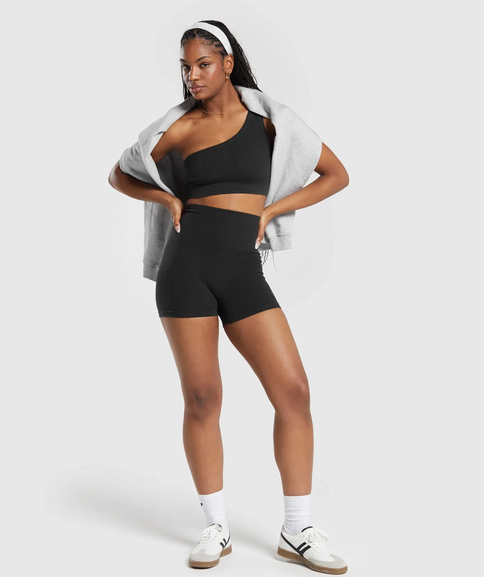 DAMES Gymshark Shorts*Ribbed Cotton Seamless Shorts