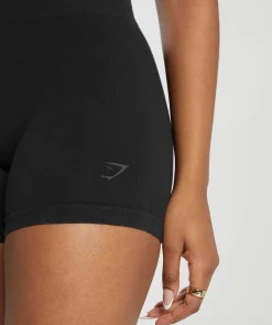 DAMES Gymshark Shorts*Ribbed Cotton Seamless Shorts