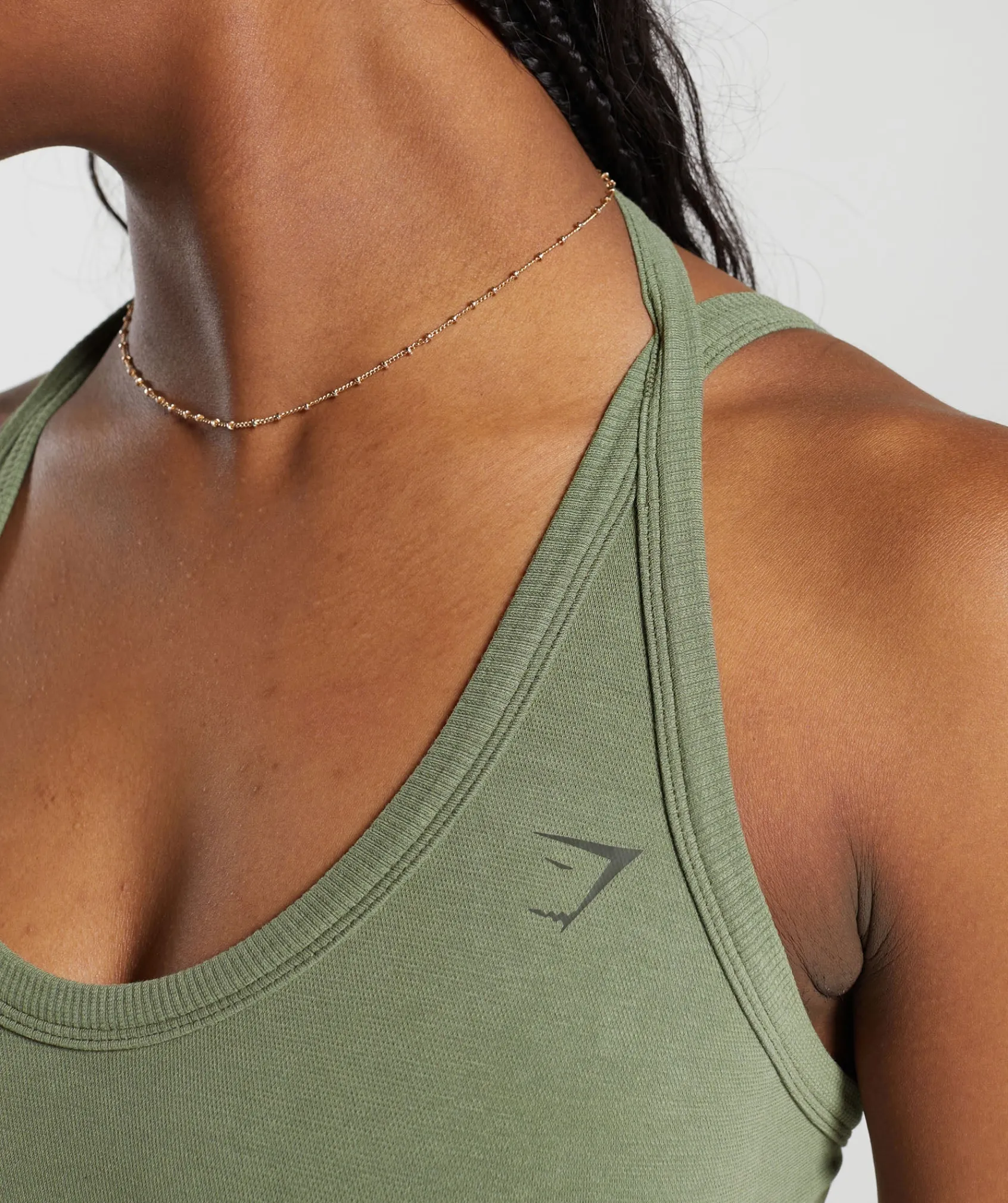 DAMES Gymshark Tanktops|T-shirts*Ribbed Cotton Seamless Tank