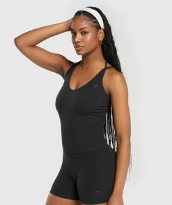 DAMES Gymshark Tanktops|T-shirts*Ribbed Cotton Seamless Tank