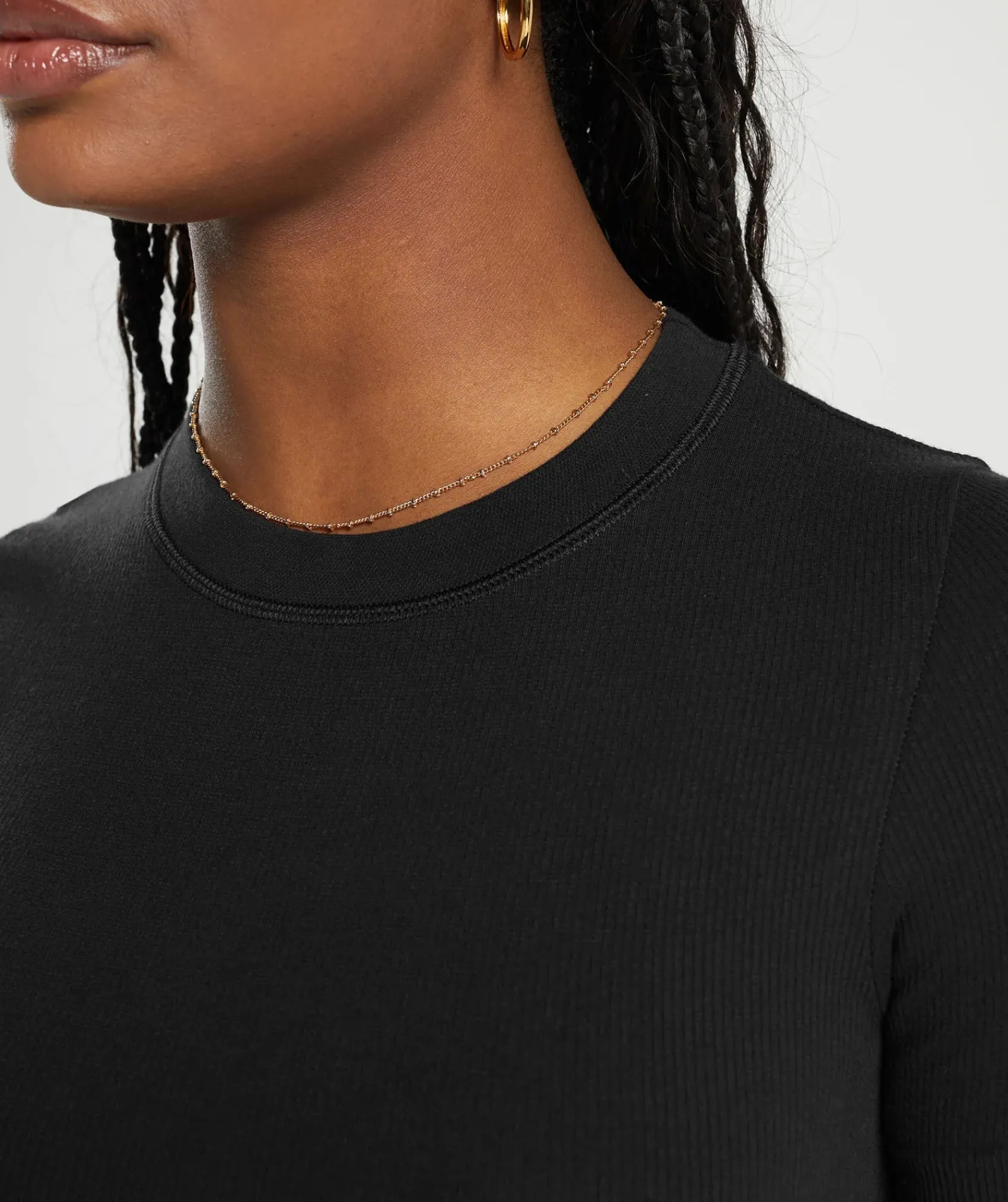 DAMES Gymshark T-shirts*Ribbed Cotton Seamless T-Shirt