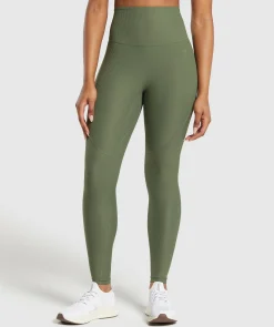 DAMES Gymshark Leggings|Hoog Getailleerd*Ribbed Legging