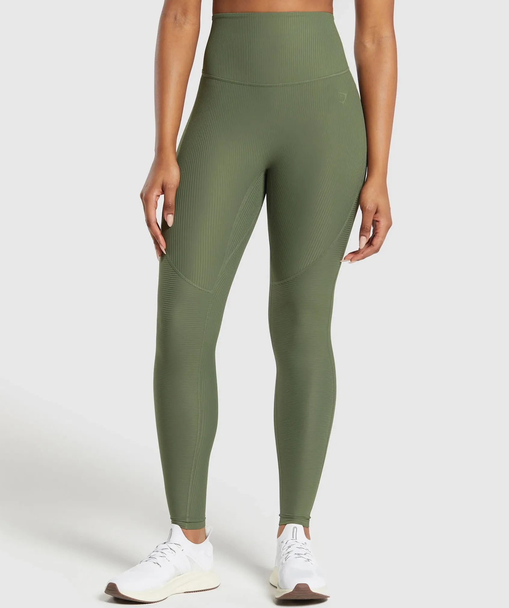 DAMES Gymshark Leggings|Hoog Getailleerd*Ribbed Legging