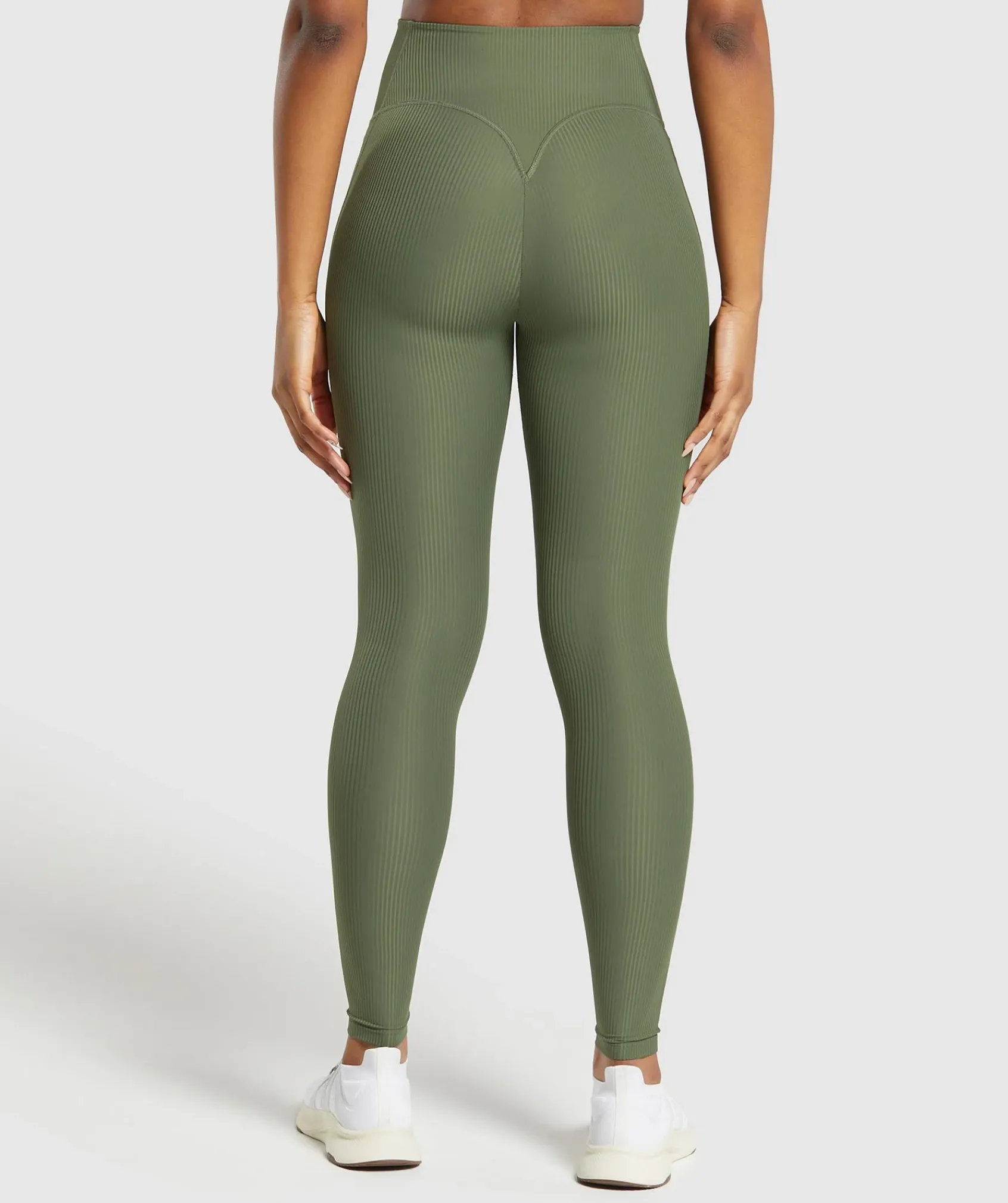 DAMES Gymshark Leggings|Hoog Getailleerd*Ribbed Legging