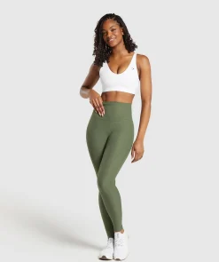 DAMES Gymshark Leggings|Hoog Getailleerd*Ribbed Legging