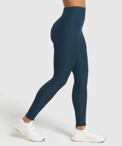DAMES Gymshark Leggings|Hoog Getailleerd*Ribbed Legging