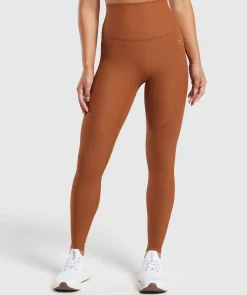 DAMES Gymshark Bedekkende Sportkleding|Leggings*Ribbed Leggings