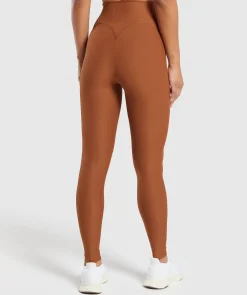 DAMES Gymshark Bedekkende Sportkleding|Leggings*Ribbed Leggings