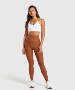 DAMES Gymshark Bedekkende Sportkleding|Leggings*Ribbed Leggings