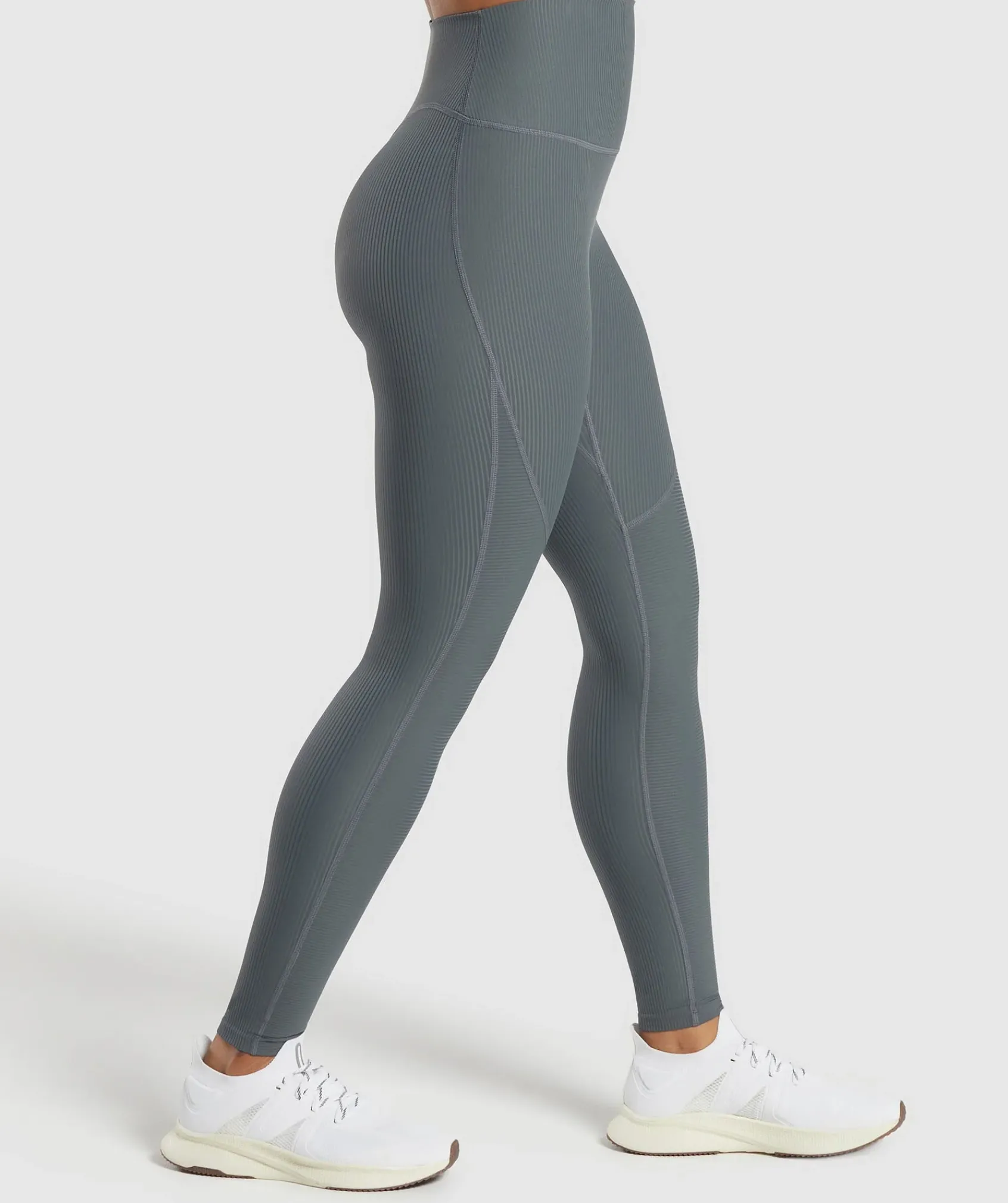 DAMES Gymshark Bedekkende Sportkleding|Leggings*Ribbed Leggings