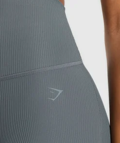 DAMES Gymshark Bedekkende Sportkleding|Leggings*Ribbed Leggings