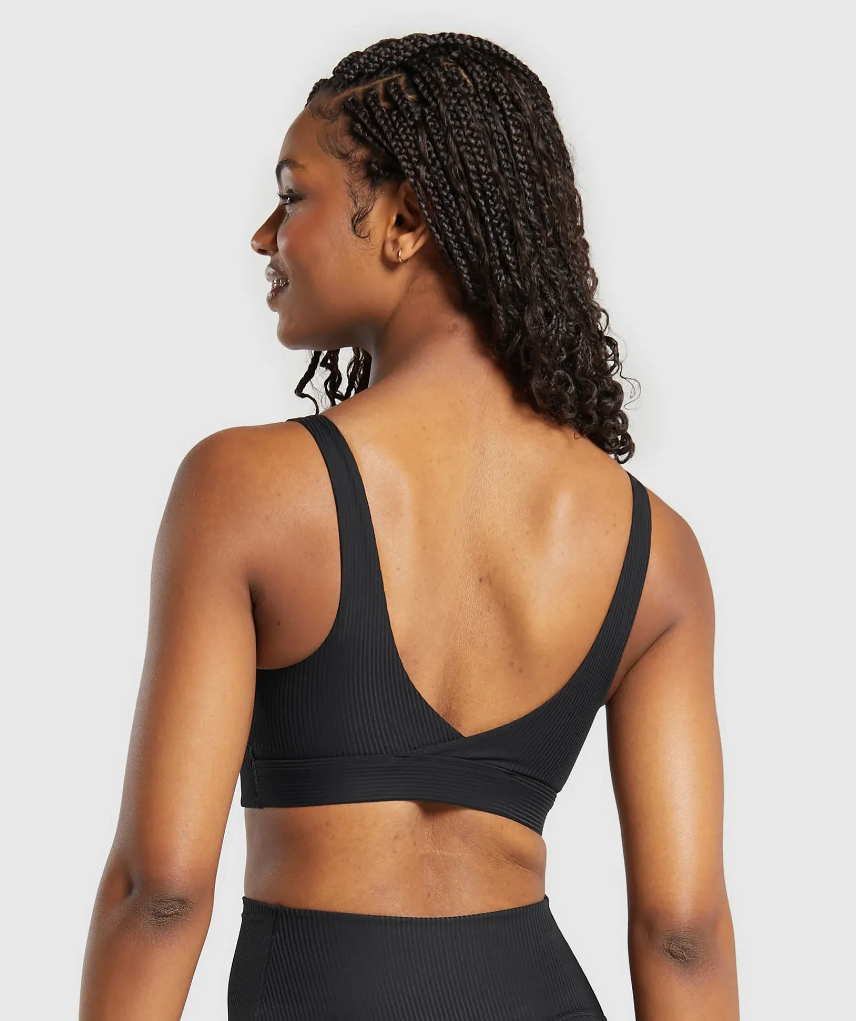 DAMES Gymshark Bedekkende Sportkleding|Sport-bh's*Ribbed Sports Bra