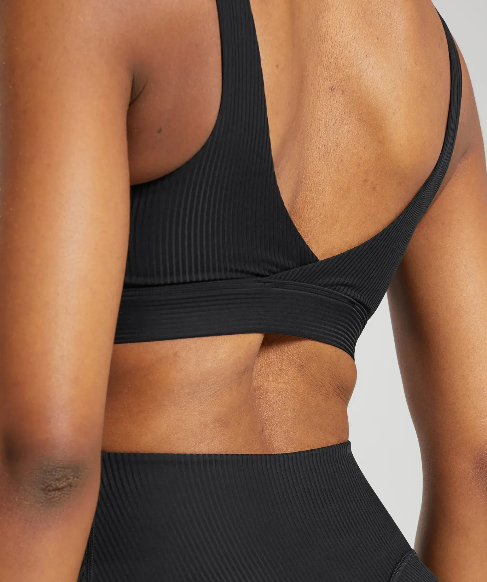 DAMES Gymshark Bedekkende Sportkleding|Sport-bh's*Ribbed Sports Bra