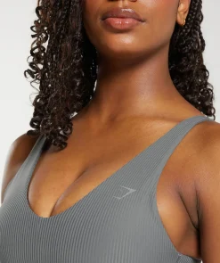 DAMES Gymshark Sport-bh's*Ribbed Sports Bra