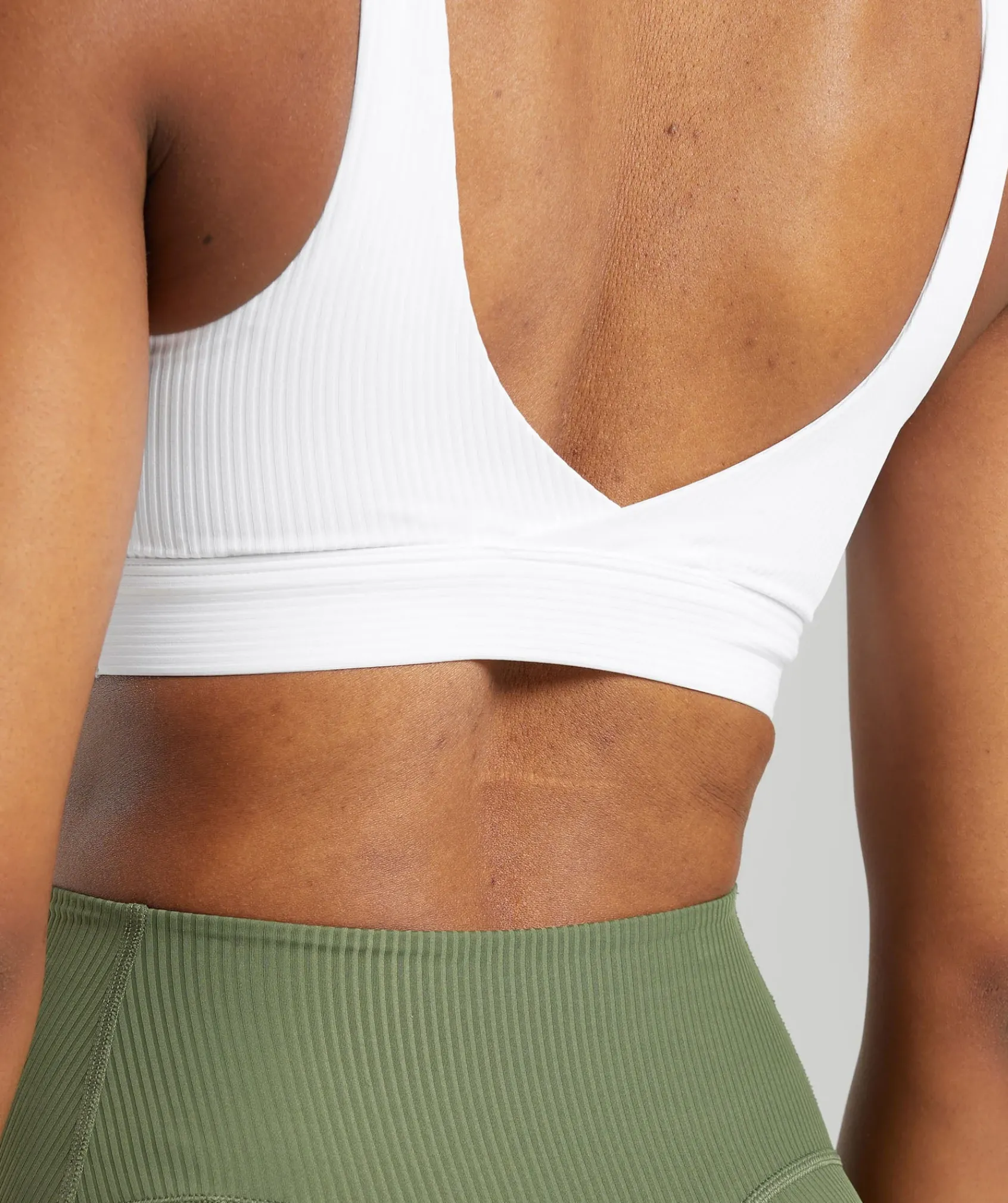 DAMES Gymshark Bedekkende Sportkleding|Sport-bh's*Ribbed Sports Bra