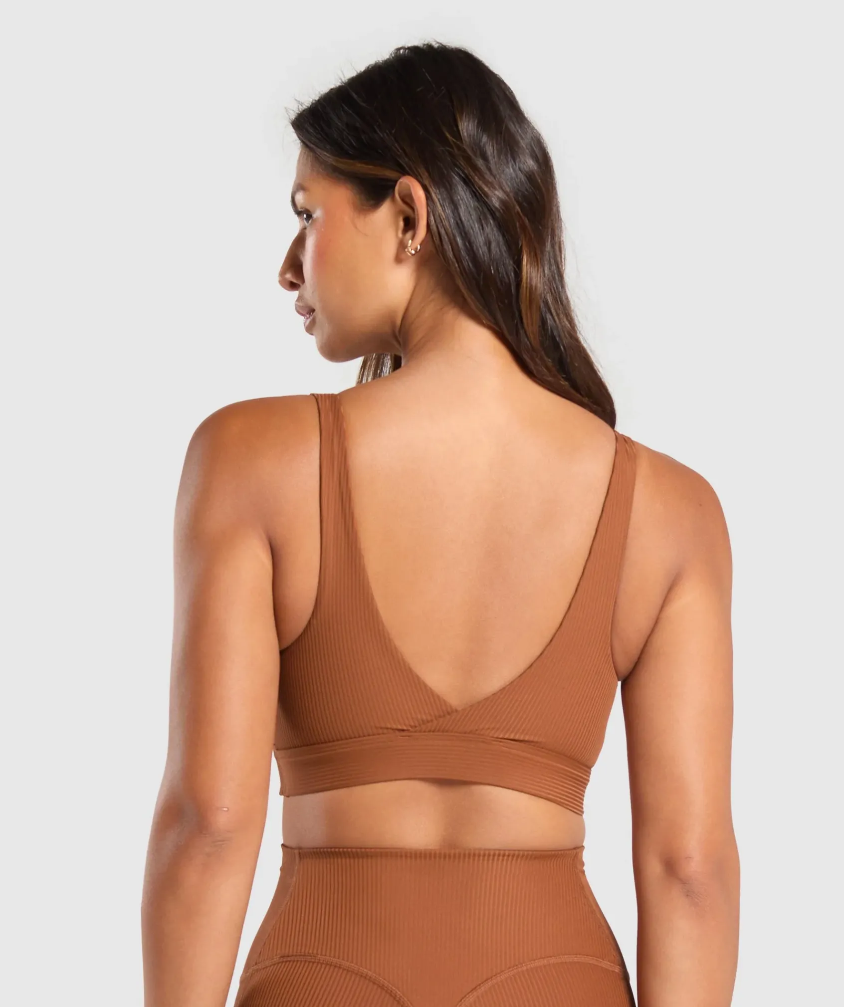 DAMES Gymshark Bedekkende Sportkleding|Sport-bh's*Ribbed Sports Bra
