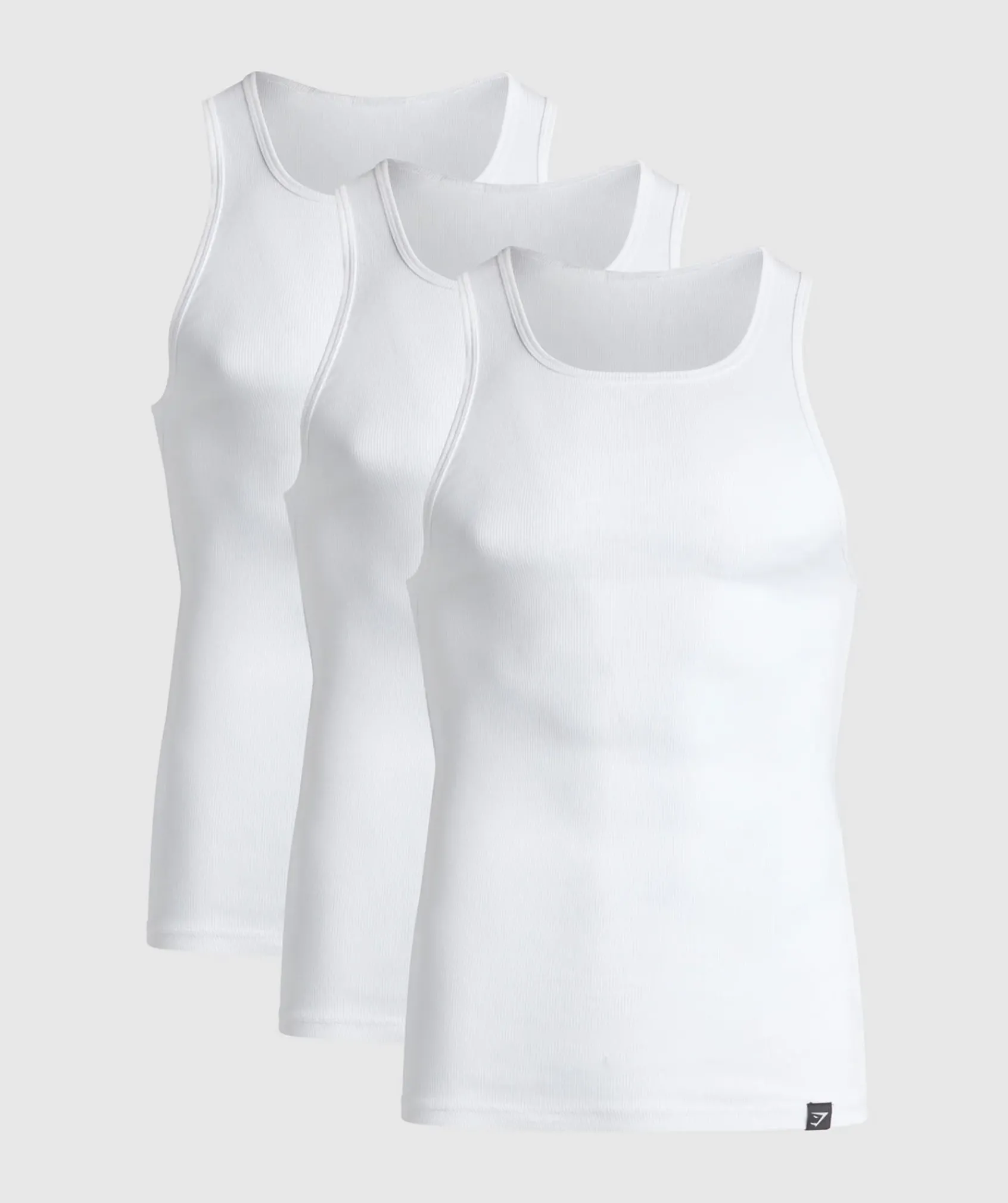 Heren Gymshark Ondergoed & Basics|Heren Ondergoed*Ribbed Tank 3 Pack