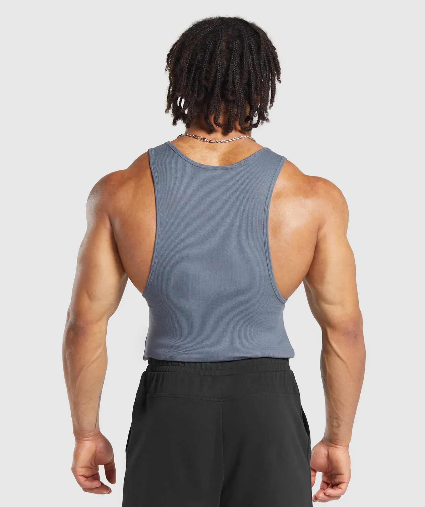 Heren Gymshark Tanktops*Ribbed Tank 3PK