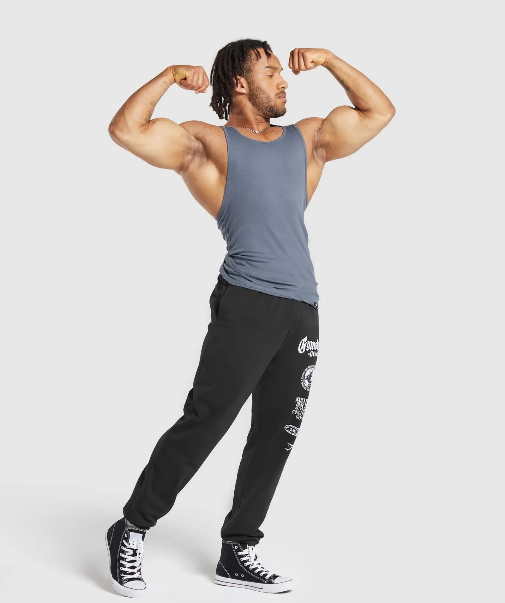 Heren Gymshark Tanktops*Ribbed Tank 3PK