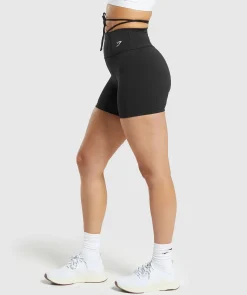 DAMES Gymshark Shorts*Ribbon Tie Waisted Short