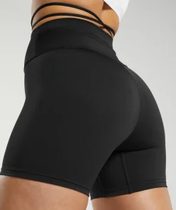 DAMES Gymshark Shorts*Ribbon Tie Waisted Short