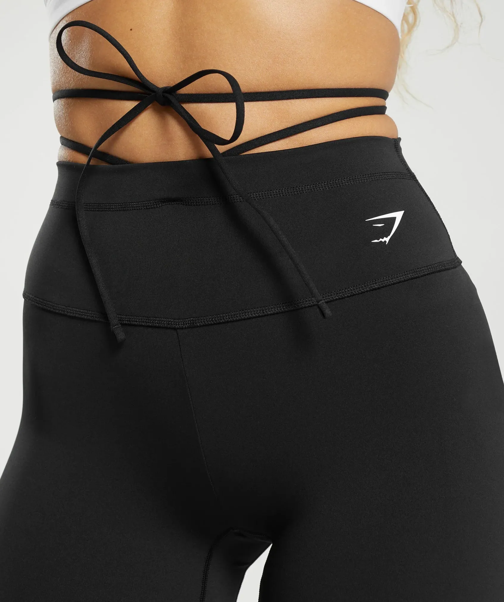 DAMES Gymshark Shorts*Ribbon Tie Waisted Short