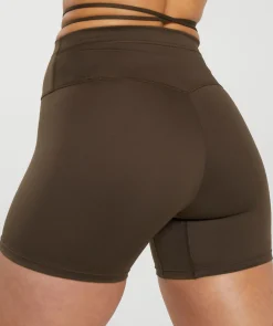 DAMES Gymshark Shorts*Ribbon Tie Waisted Short