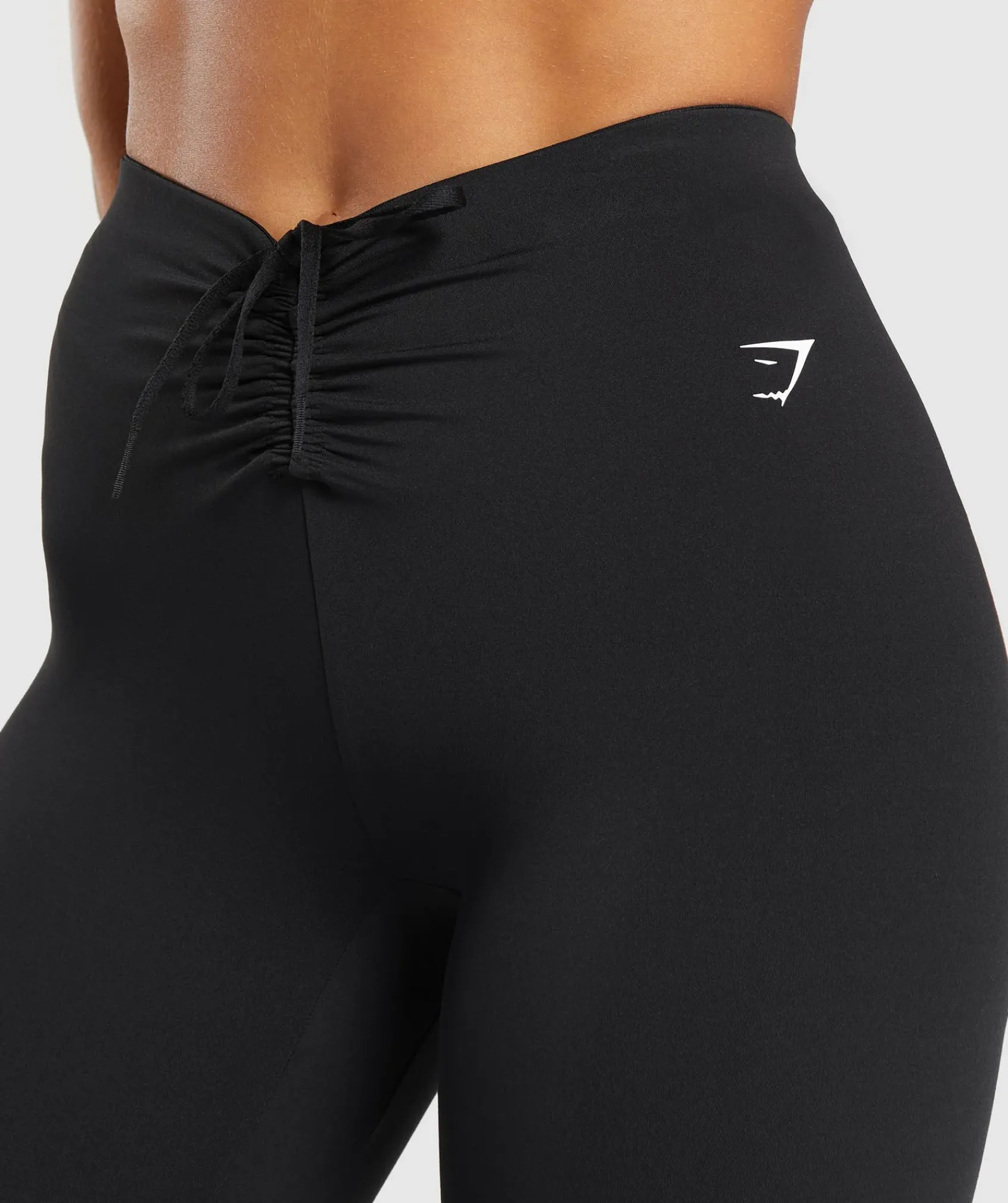 DAMES Gymshark Leggings|Zwarte Leggings*Ruche Leggings