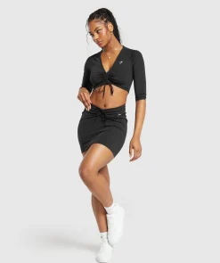 DAMES Gymshark Shorts*Ruche Skirt