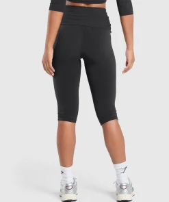DAMES Gymshark Leggings*Ruched Capri Leggings