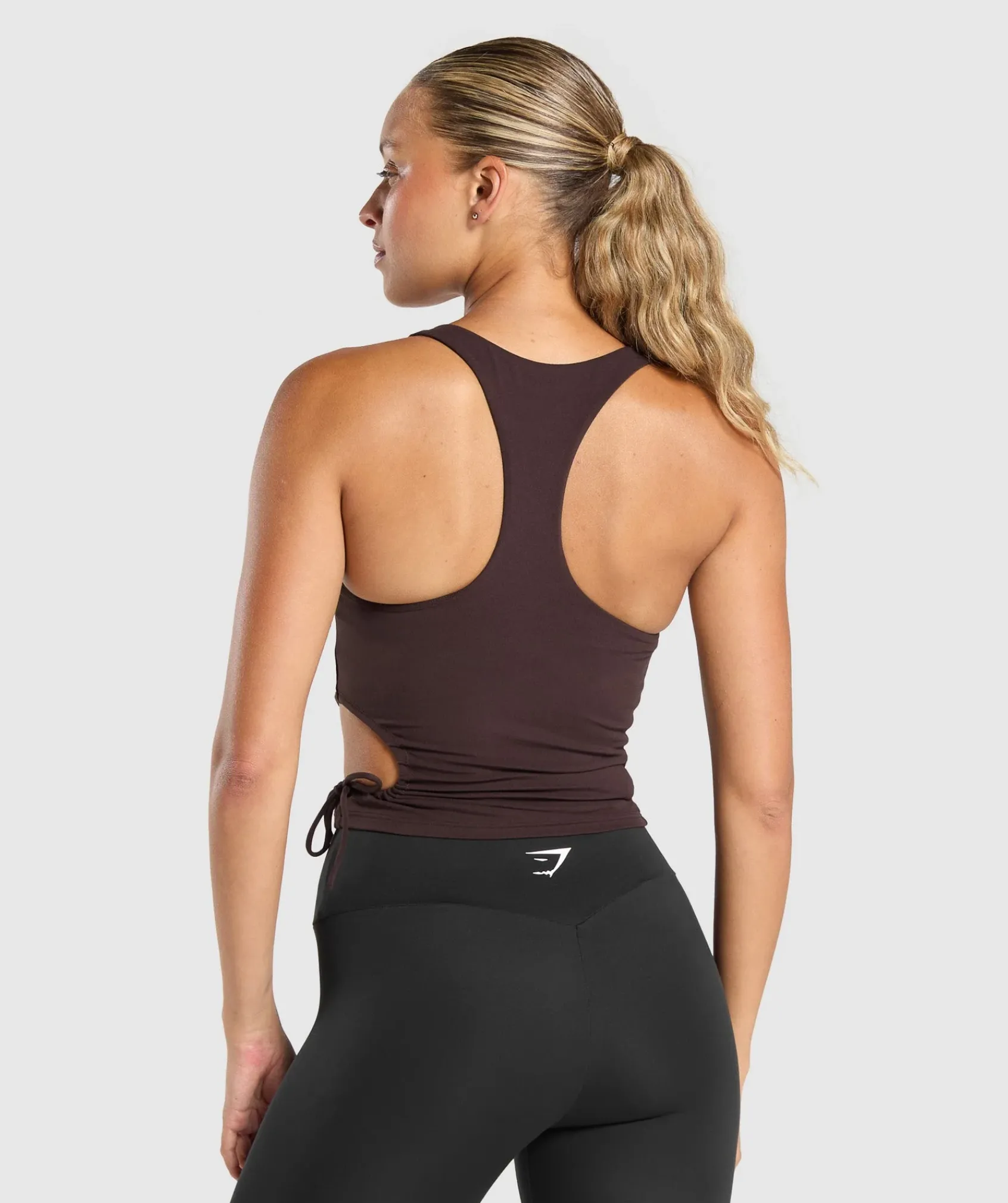 DAMES Gymshark Croptops|Tanktops*Ruched Side Tank With Shelf