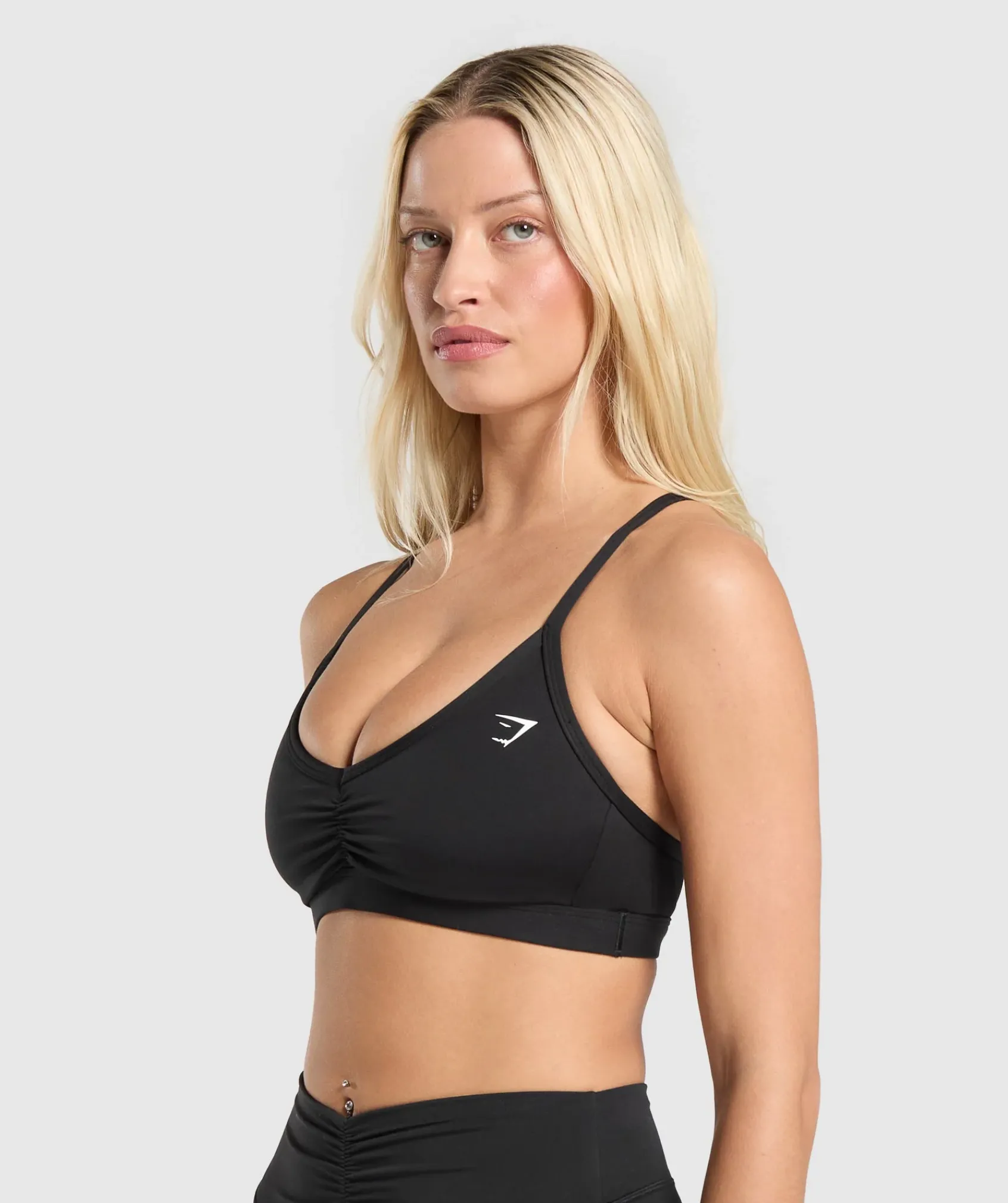 DAMES Gymshark Bedekkende Sportkleding|Sport-bh's*Ruched Strappy Sports Bra