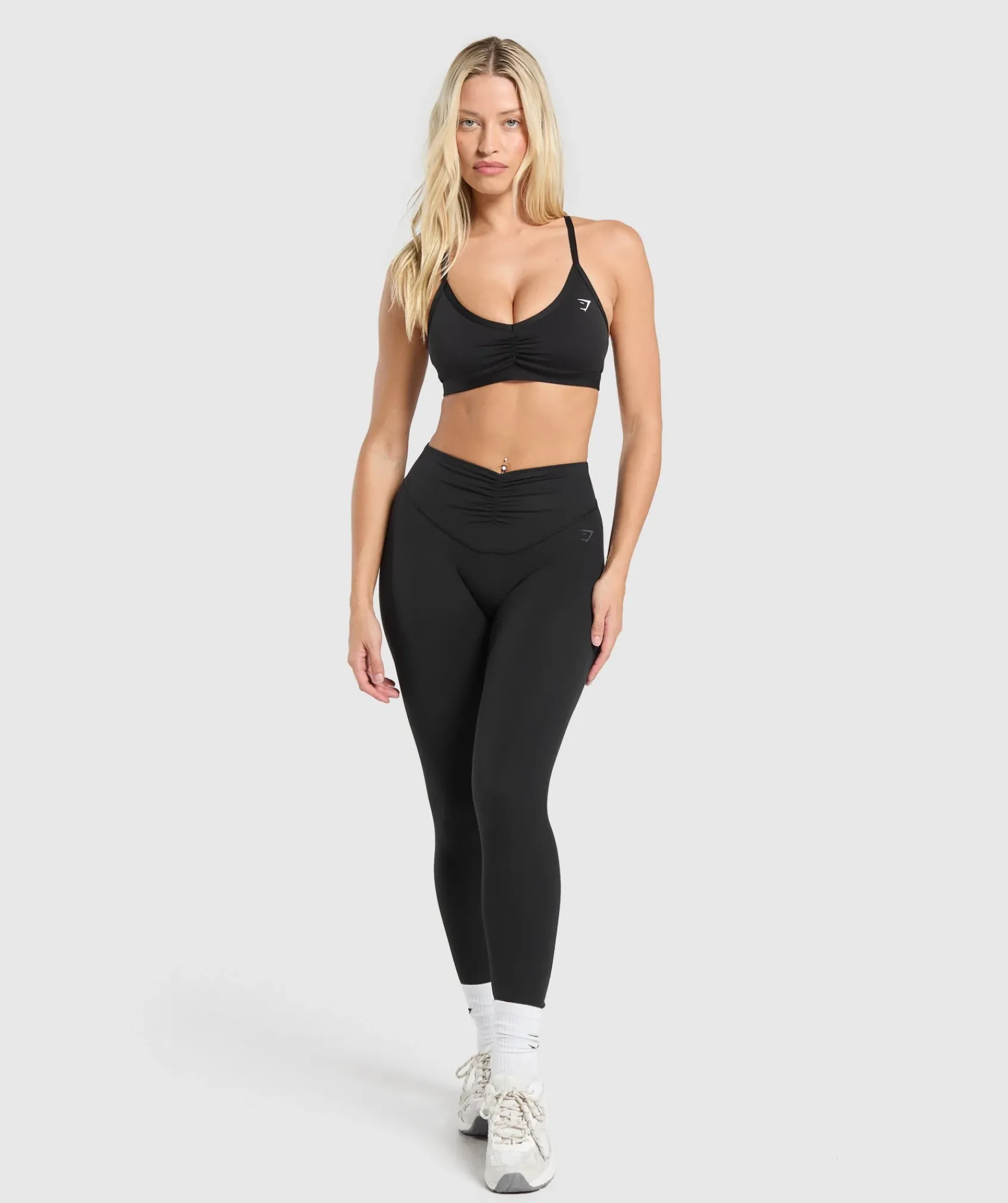 DAMES Gymshark Bedekkende Sportkleding|Sport-bh's*Ruched Strappy Sports Bra