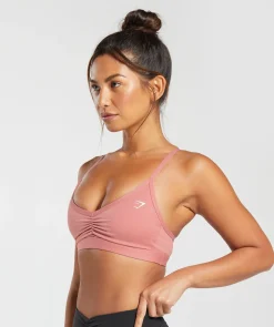 DAMES Gymshark Sport-bh's*Ruched Strappy Sports Bra