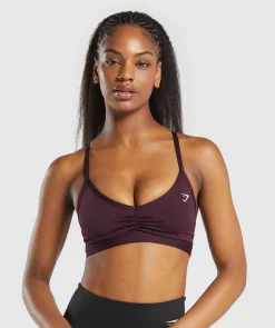 DAMES Gymshark Bedekkende Sportkleding|Sport-bh's*Ruched Strappy Sports Bra