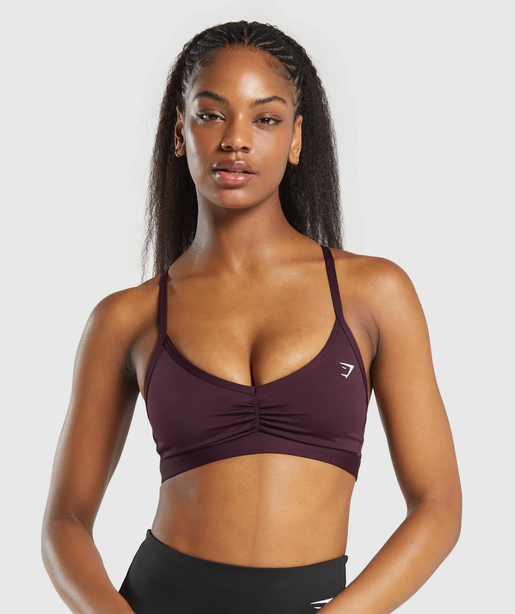 DAMES Gymshark Bedekkende Sportkleding|Sport-bh's*Ruched Strappy Sports Bra