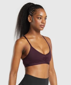 DAMES Gymshark Bedekkende Sportkleding|Sport-bh's*Ruched Strappy Sports Bra