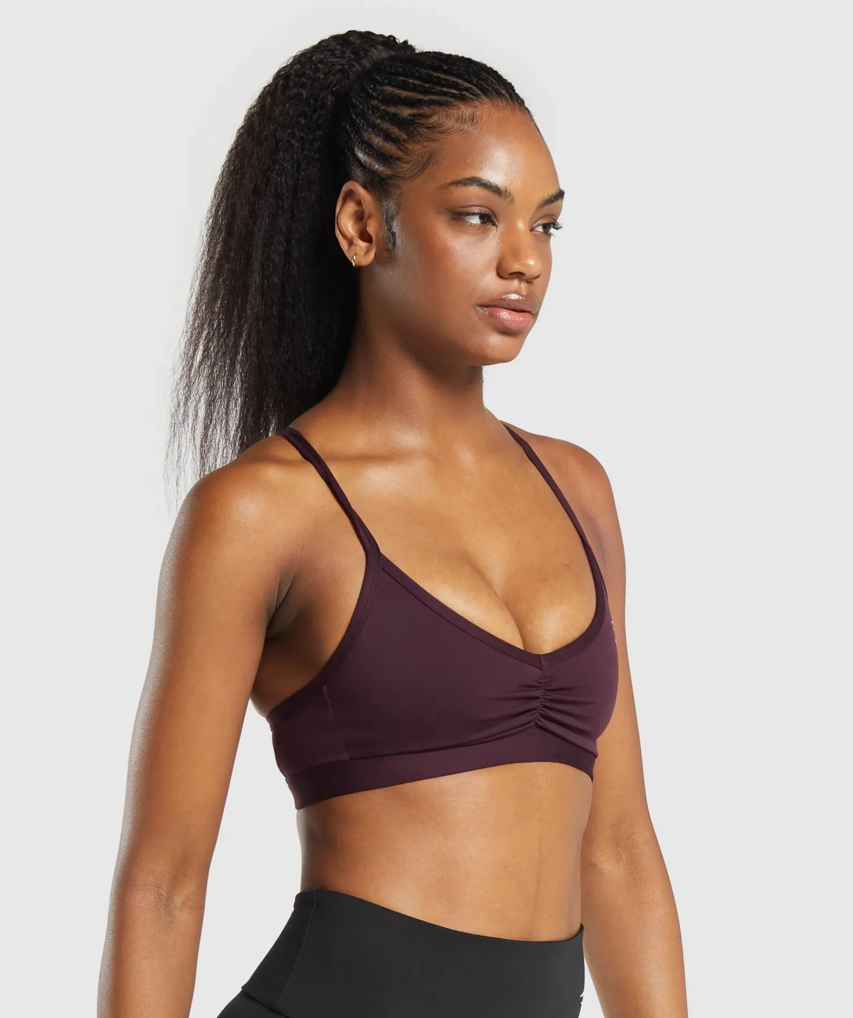 DAMES Gymshark Bedekkende Sportkleding|Sport-bh's*Ruched Strappy Sports Bra