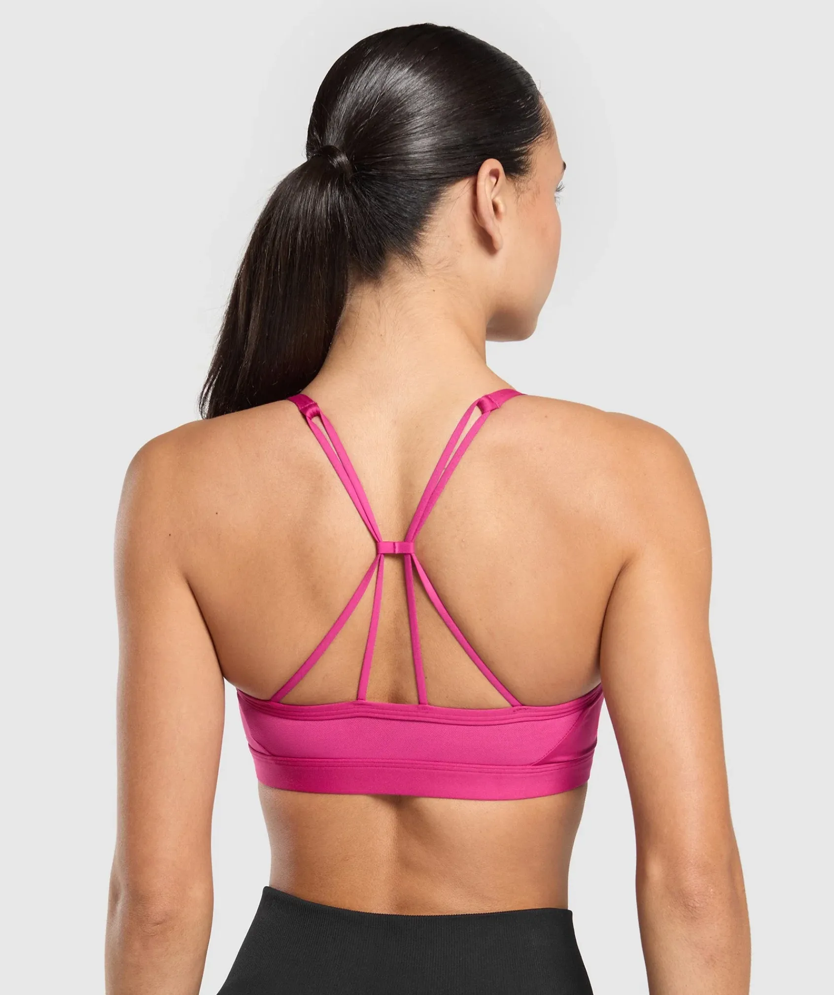 DAMES Gymshark Sport-bh's*Ruched Strappy Sports Bra