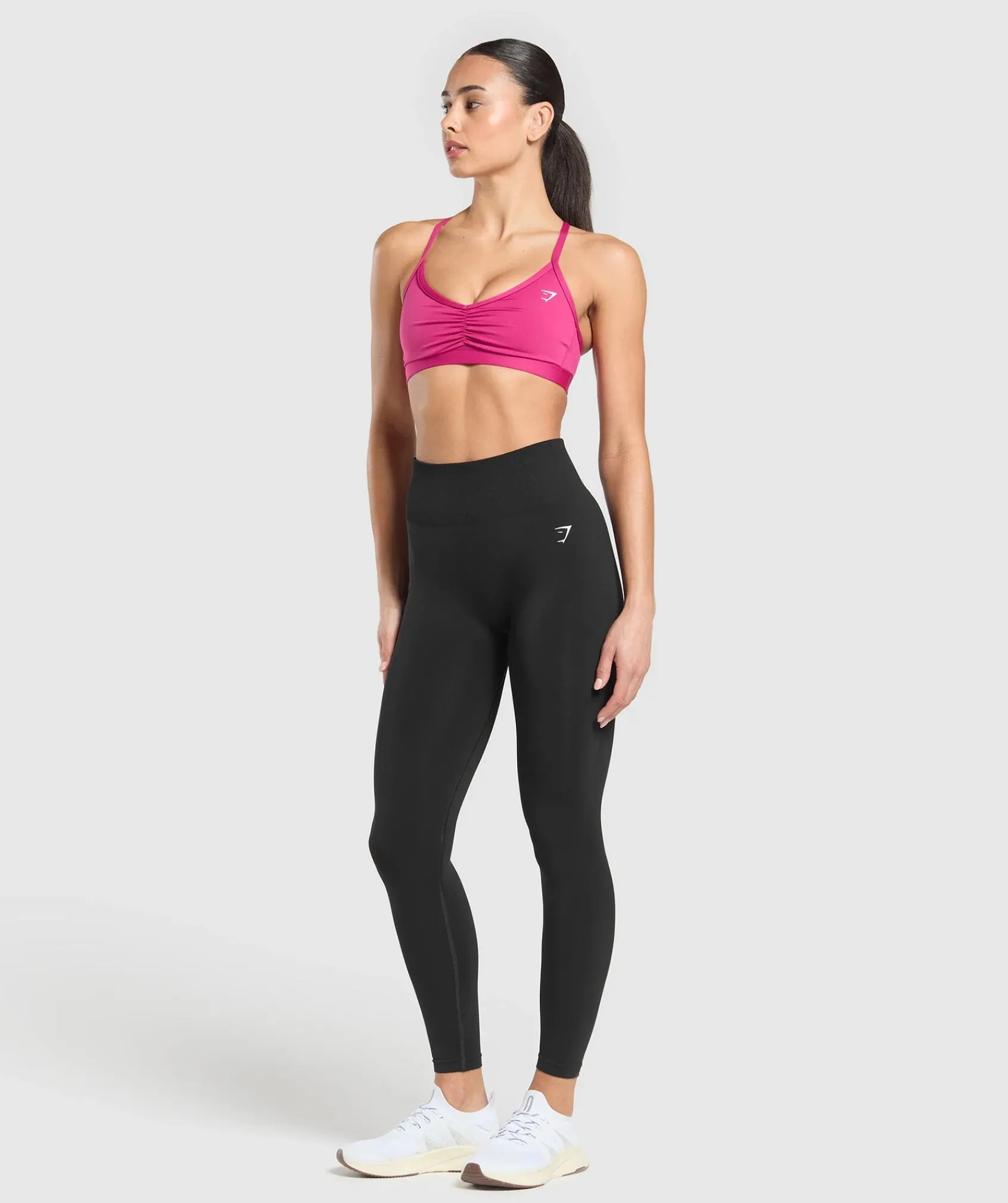 DAMES Gymshark Sport-bh's*Ruched Strappy Sports Bra